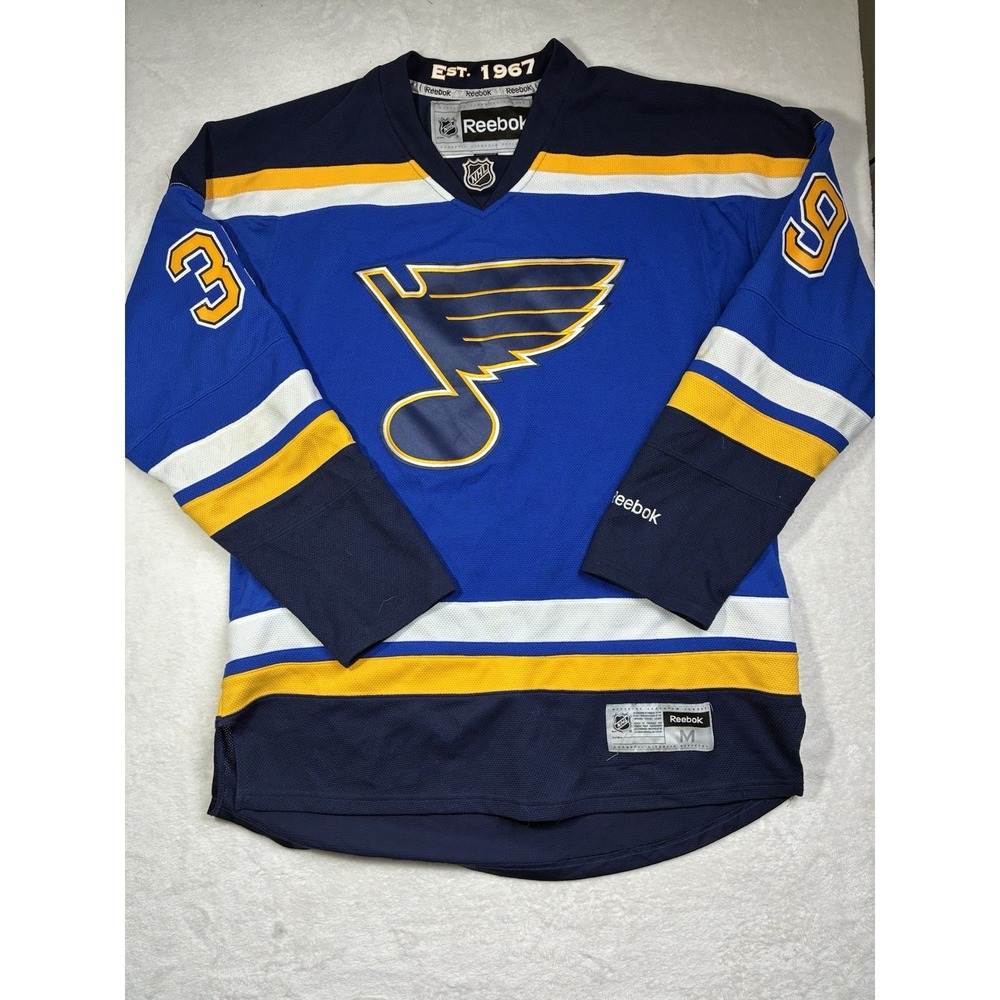 St. Louis Blues Ryan Miller Hockey NHL Jersey Vintage Reebok Size M
